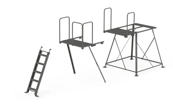 Redneck 2ft Stand Platform Extension with Rails - Image 2