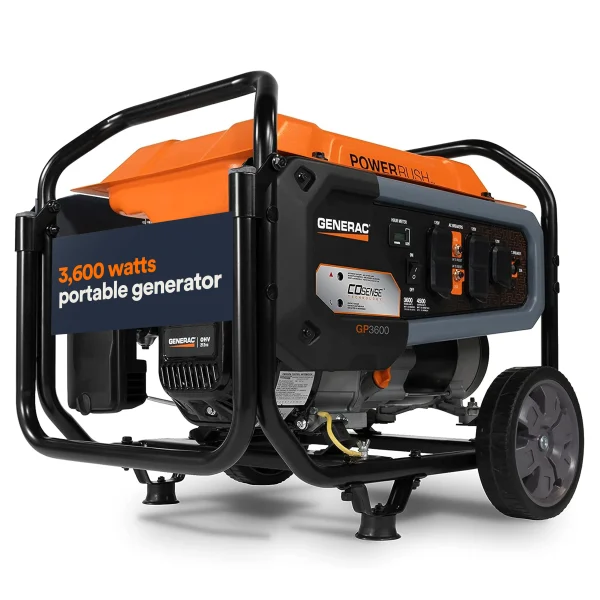 Generac Generator 3600watt GP3600 212cc - Image 2